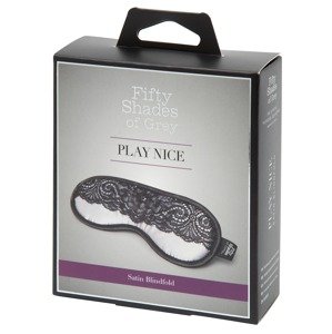 Fifty Shades Play Nice - Satin Eyeshadow (Black-Silver)