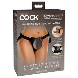 King Cock Elite Comfy Body Dock - attachable bottom (brown)