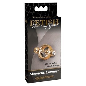 Fetish Fantasy Magnetic Clamps Gold