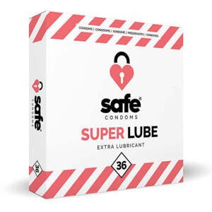 SAFE Super Lube - extra kluzké kondomy (36 ks)