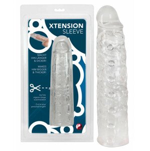 You2Toys Xtension Sleeve - návlek na penis průsvitný