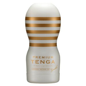 TENGA Premium Gentle - jednorázový masturbátor (bílý)