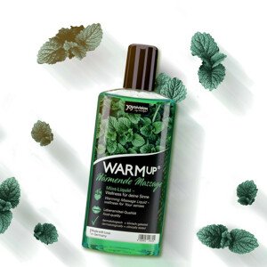 Joydivision WARMup - masážní olej s hřejivým účinkem (máta)