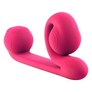 Snail Vibe Duo - dobíjecí stimulační vibrátor 3v1 (růžový)