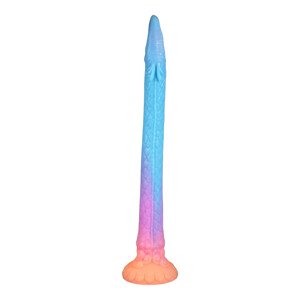 OgazR XXL Eel - fluorescenční anální dildo - 47 cm (růžové)