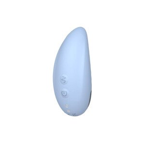 Vibeconnect - vodotěsný stimulátor klitorisu na baterie (modrý)
