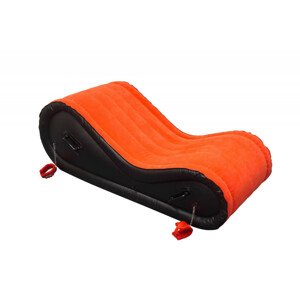 Magic Pillow - Nafukovací sexuální postel - s pouty - velká (červená)
