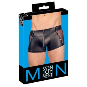 Svenjoyment - Průhledné boxerky s bočním zipem (černé) - M