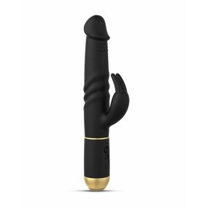 Dorcel Furious Rabbit 2.0 - nabíjecí vibrátor s ramenem na klitoris (černý)