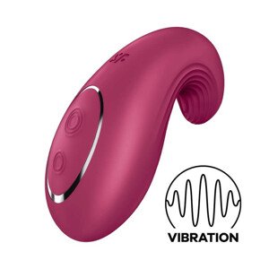 Satisfyer Dipping Delight - nabíjecí vibrátor na klitoris (červený)
