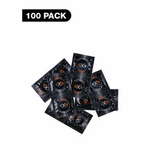 EXS Black - latexový kondom - černý (100 kusů)