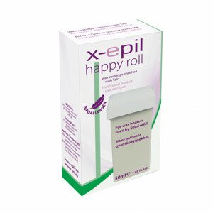 X-Epil Happy Roll - pryskyřičná kazeta (50 ml) - hypoalergenní