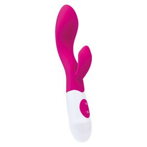 Pretty Love Brighty - vodotěsný vibrátor na bod G s ramenem na klitoris (fialový)