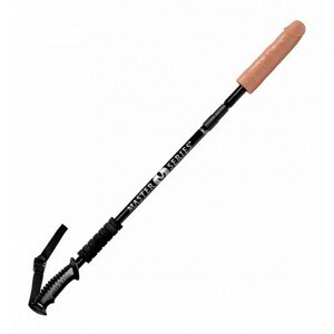 Master Series Dick Stick - teleskopická tyč s dildem (černá-přírodní)