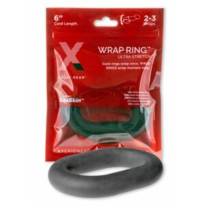 Perfect Fit Ultra Wrap 6 - kroužek na penis - černý (15 cm)"