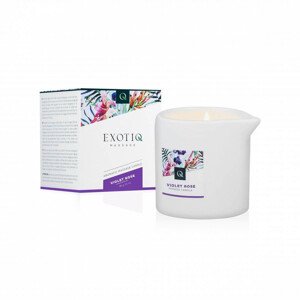 Exotiq Violet Rose - masážní svíčka (60g)