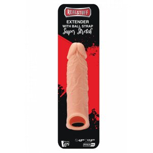 RealStuff Extender 6,5 - návlek na penis - tělová barva (17cm)