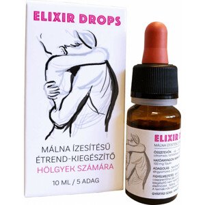 Elixír - výživový doplněk na rostlinné bázi, pro ženy (10 ml) - malina