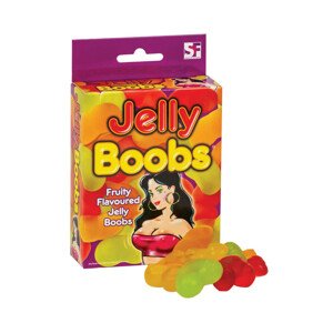 Jelly Boobs - gumové bonbóny ve tvaru prsou s ovocnou příchutí (120g)
