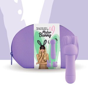 FEELZTOYS Mister bunny - vodotěsná sada mini masážních vibrátorů (fialová)