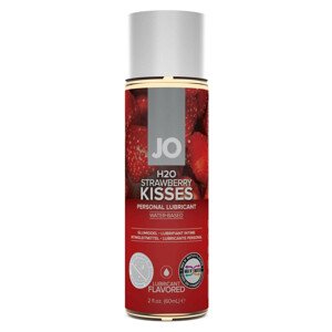 JO H2O Strawberry Kiss - lubrikační gel na vodní bázi (60 ml)