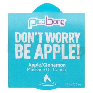 PicoBong Jablko &amp; skořice masážní svíčka 15 ml