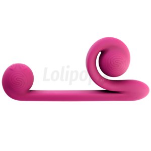 Snail Vibe silikonový vibrátor na klitoris růžový