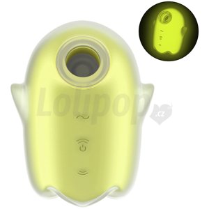 Satisfyer Glowing Ghost svítící pulzační a vibrační stimulátor zelený