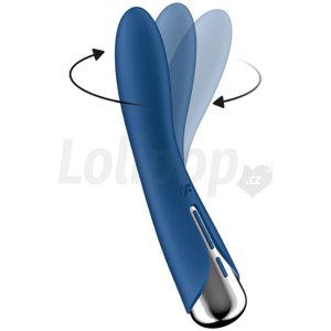 Satisfyer Spinning Vibe 1 G-bod rotační vibrátor modrý