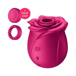 Stimulátor klitorisu SATISFYER Pro 2 Classic Blossom červený
