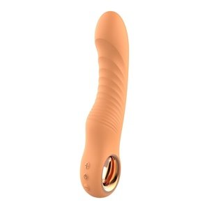 Vibrátor Dream Toys GLAM Flexible Ribbed Vibe oranžový