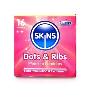 Kondom Skins Dots & Ribs