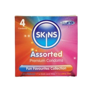 Kondom Skins Assorted 4 ks