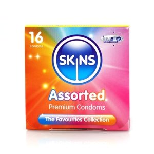 Kondom Skins Assorted Cube 16 ks