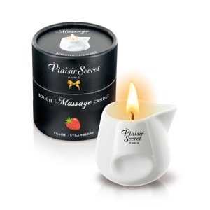 Plaisirs Secrets Massage Candle Strawberry 80ml