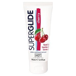 Lubrikační gel HOT SUPERGLIDE cherry 75 ml