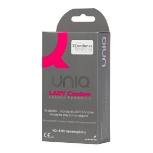 Kondom dámský Uniq LADY 3 ks