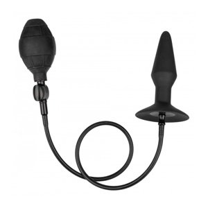 Kolík anální nafukovací CalExotics Medium Silicone Inflatable Plug black