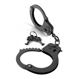 Pouta na ruce kovová Pipedream FFS Designer Metal Handcuffs černá