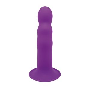 Dildo Dream Toys SOLID LOVE PREMIUM RIBBED DILDO purple