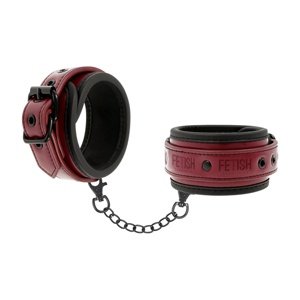 Pouta na ruce FETISH SUBMISSIVE Dark Room Handcuffs Vegan Leather