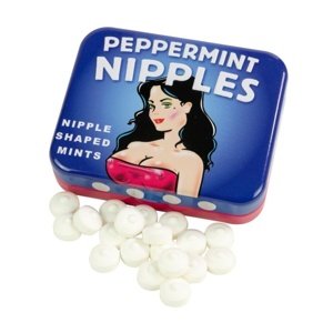 S&F Peppermint Nipples Bonbony ve tvaru bradavek 30 g