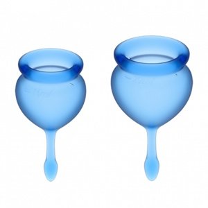 Menstruační kalíšky SATISFYER FEEL GOOD MENSTRUAL CUP modré