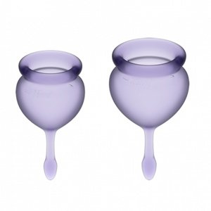 Menstruační kalíšky SATISFYER FEEL GOOD MENSTRUAL CUP fialové