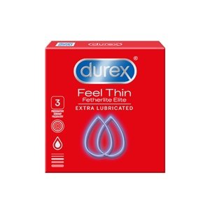Kondom Durex Feel Thin Extra Lubricated 3 ks