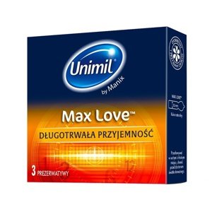 Kondom Unimil Max Love 3 ks