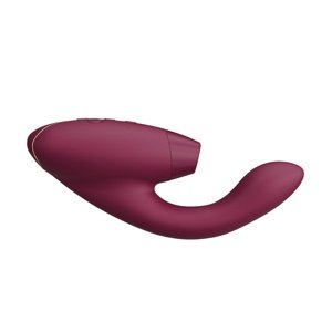WOMANIZER DUO 2 - WATERPROOF G-SPOT VIBRATOR AND CLITORAL STIMULATOR (RED)