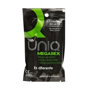 Kondom UNIQ MEGASEX 3 ks