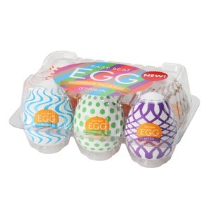 Sada masturbátorů TENGA Egg Variety Pack Wonder 6 ks