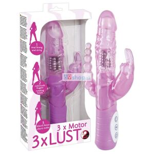 Análny kolík s guličkami, vibrátor s otáčavými guličkami a stimulátor klitorisu v jednom!